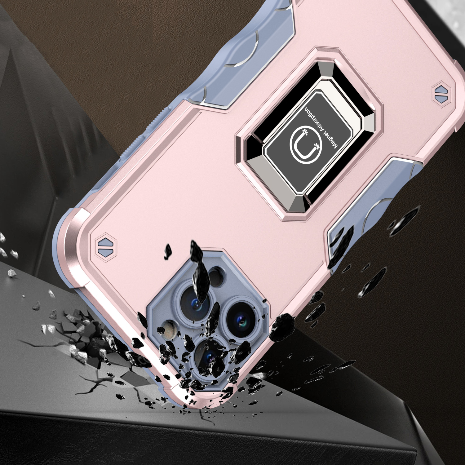 For Samsung Galaxy S25 Ultra Hybrid Magnetic Ring Holder Stand Rugged Case Cover - Picture 58 of 91