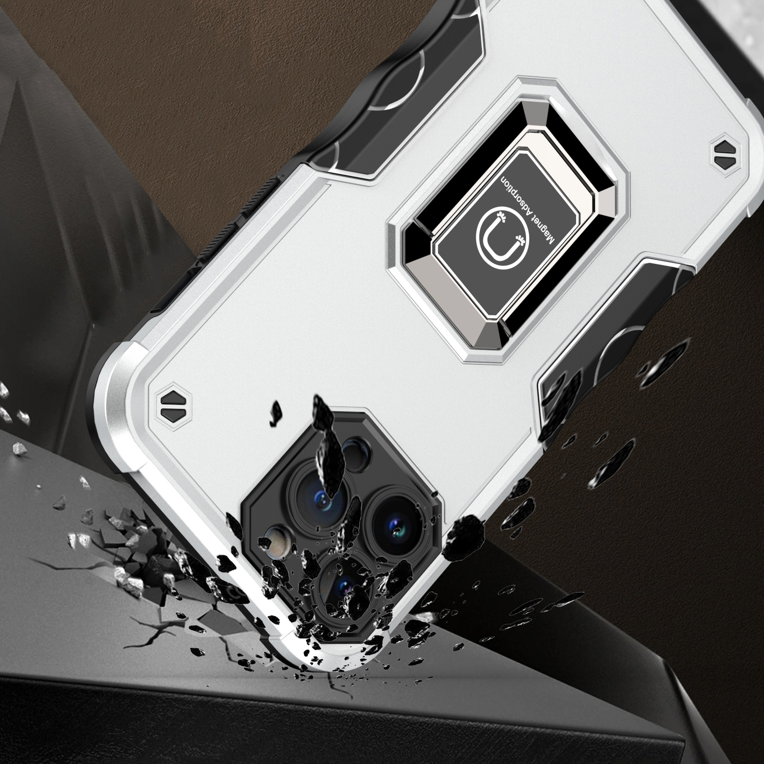 For Samsung Galaxy S25 Ultra Hybrid Magnetic Ring Holder Stand Rugged Case Cover - Picture 68 of 91