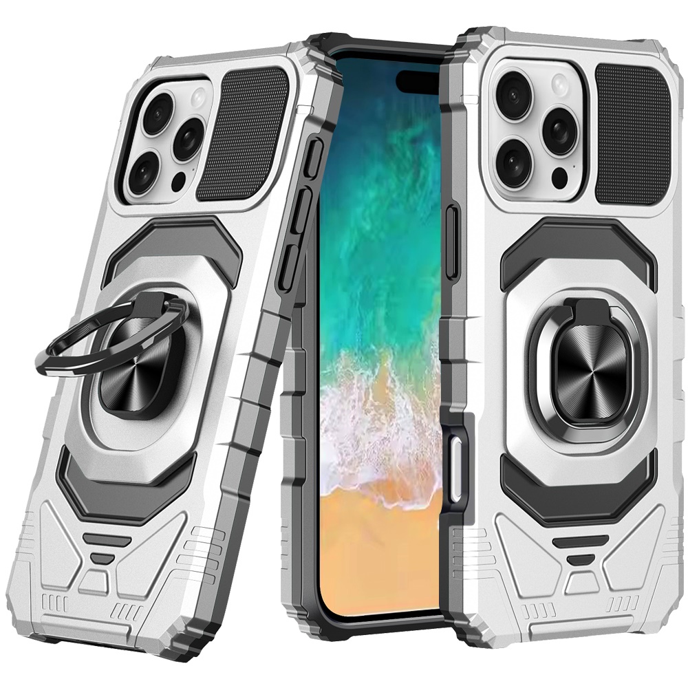 Für Samsung Galaxy S25 Ultra Hybrid Dual Layer Ring Ständer TPU Robust Case Hülle - Bild 72 von 80