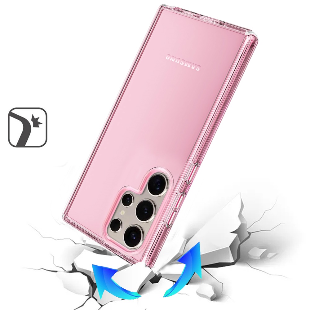 For Samsung Galaxy S25 Ultra Transparent Thick TPU Rubber Hybrid