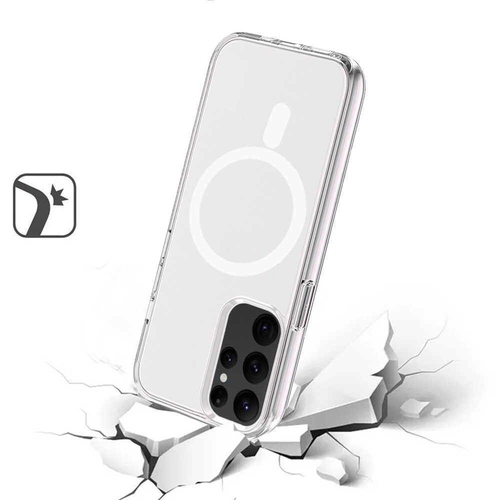 Für Samsung Galaxy S25 Ultra MagSafe Kompatibel Klar Gummi Hybrid Case Hülle - Bild 19 von 47