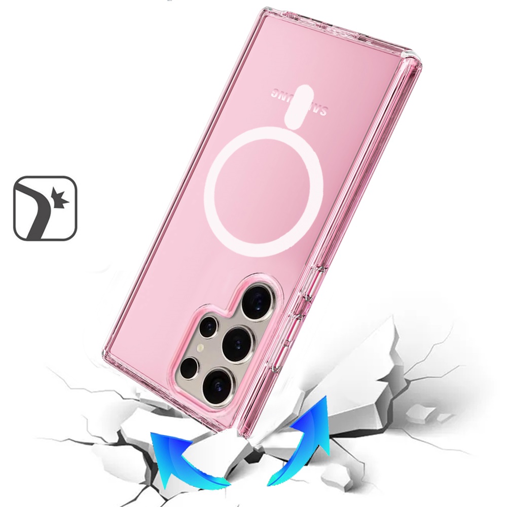 Für Samsung Galaxy S25 Ultra MagSafe Kompatibel Klar Gummi Hybrid Case Hülle - Bild 26 von 47