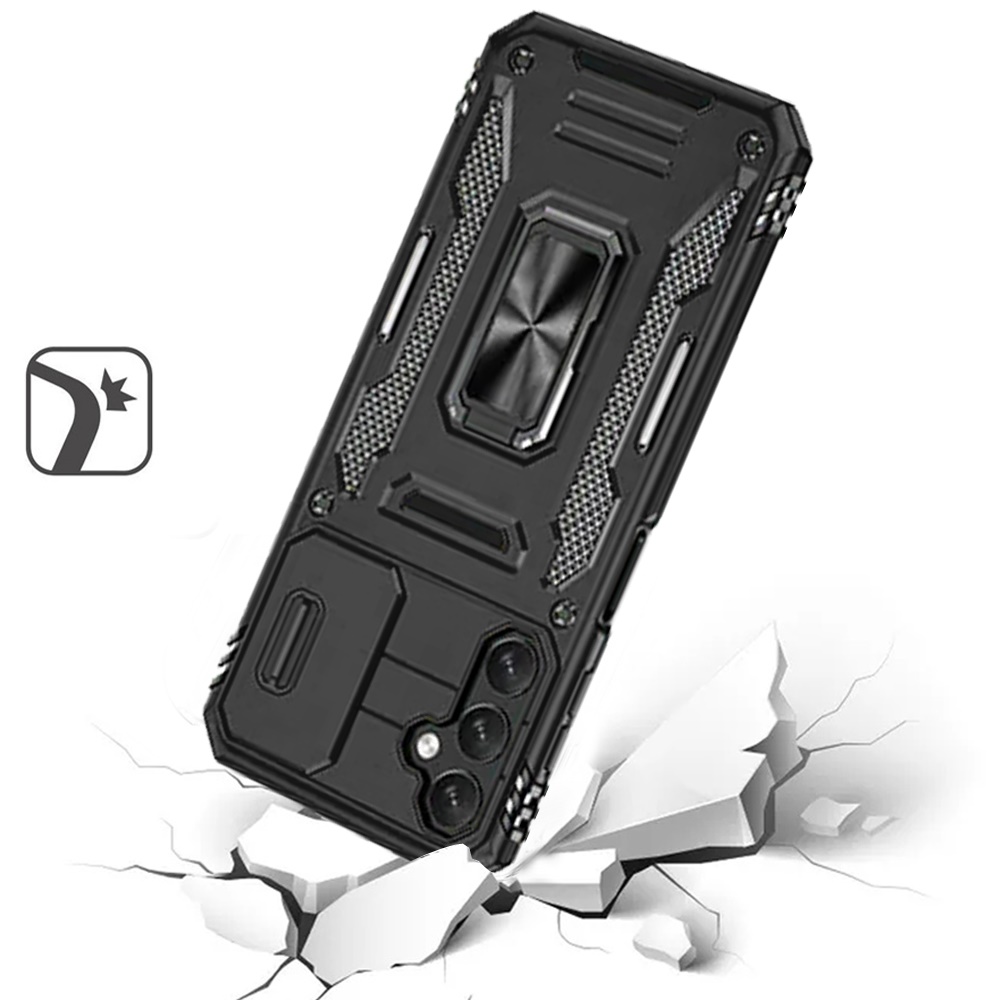 For Samsung Galaxy Z Fold 5 Hybrid Hard Ring Stand & Camera Window Case Cover - Picture 12 of 25