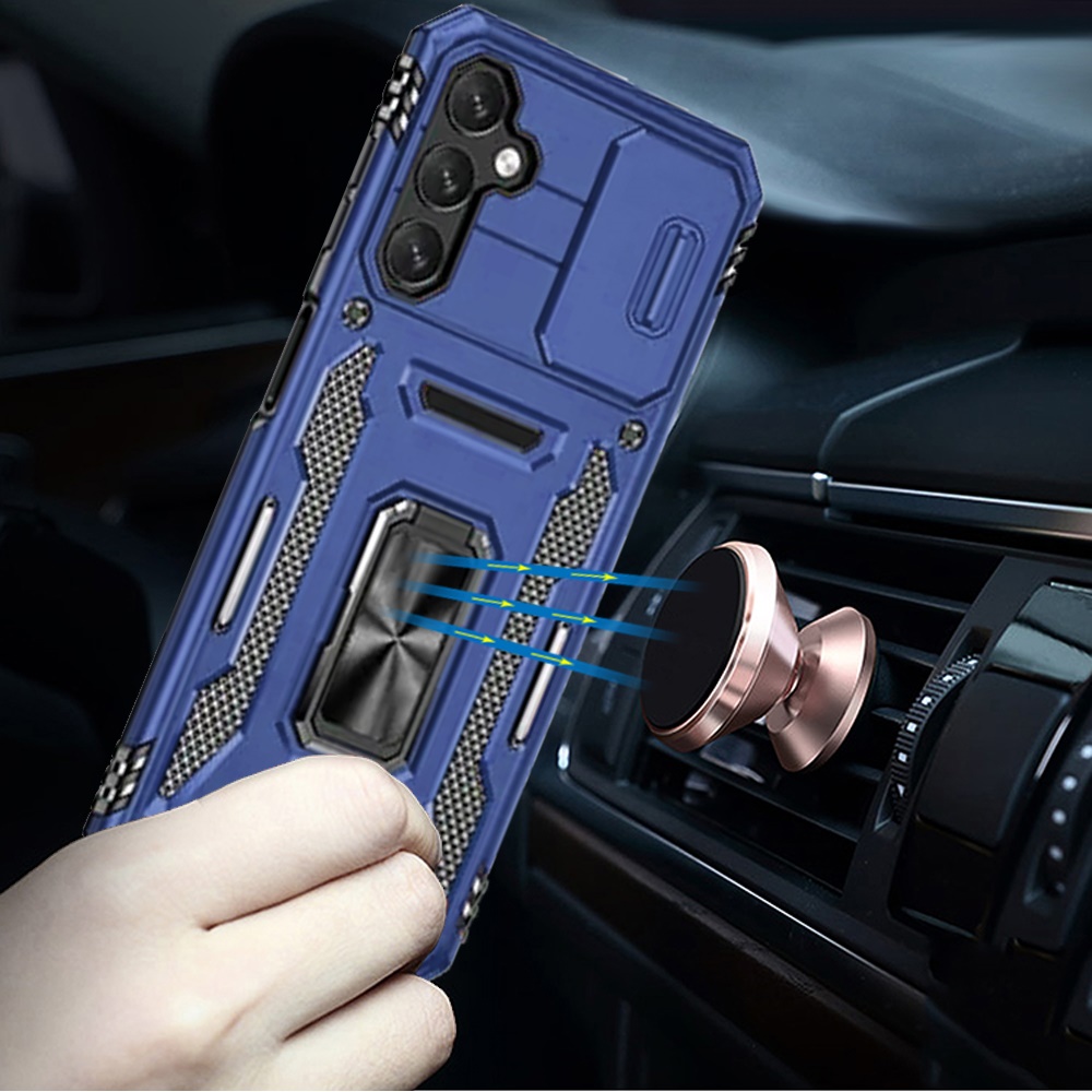 For Samsung Galaxy Z Fold 5 Hybrid Hard Ring Stand & Camera Window Case Cover - Picture 25 of 25