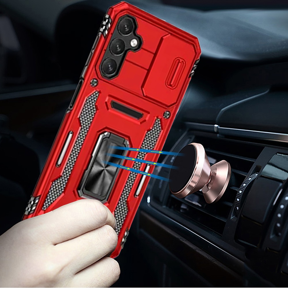 For Samsung Galaxy Z Fold 5 Hybrid Hard Ring Stand & Camera Window Case Cover - Picture 19 of 25