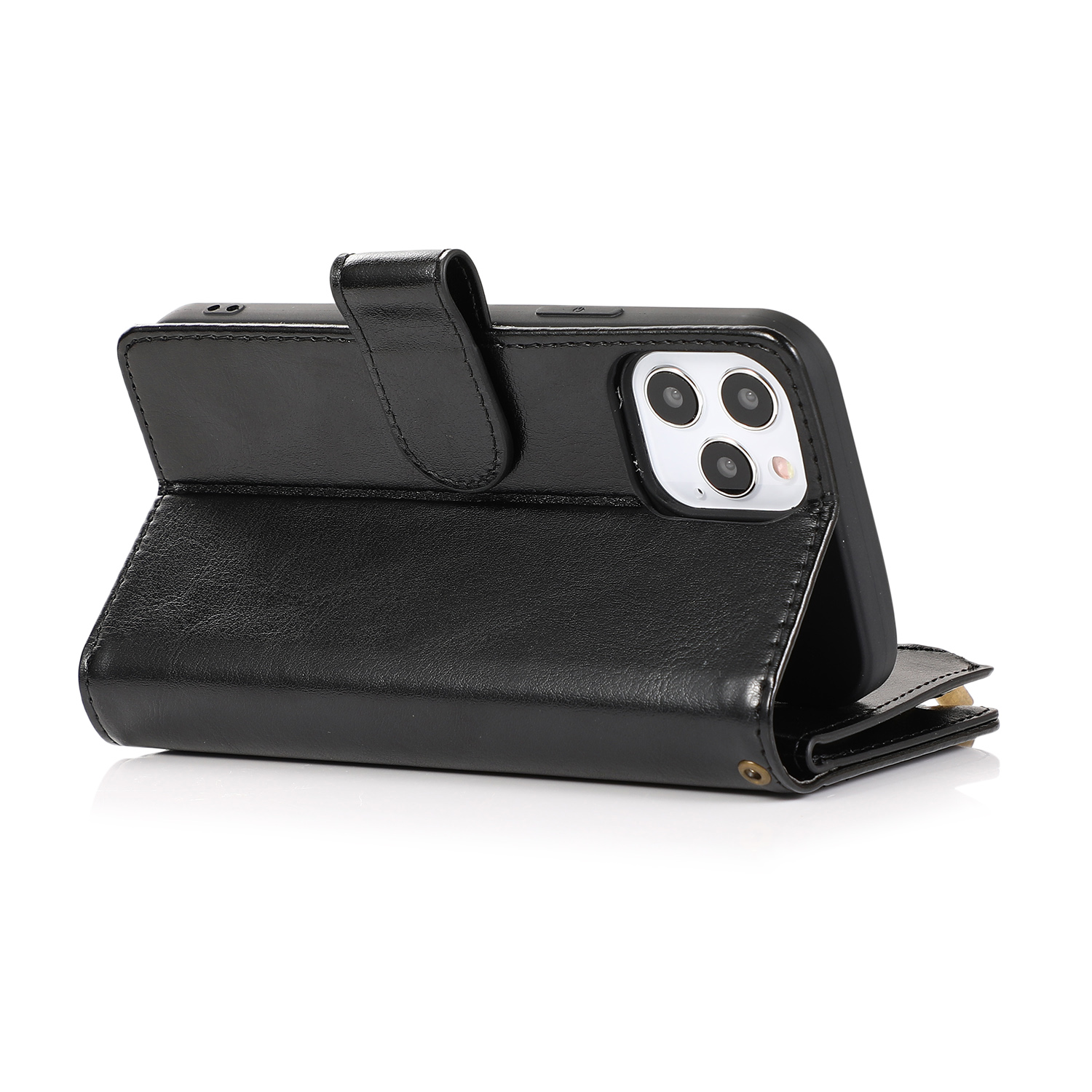 For Google Pixel 8 5G Leather Zipper Wallet 9 Cards ID Pocket Clutch Case Cover - Picture 15 of 48