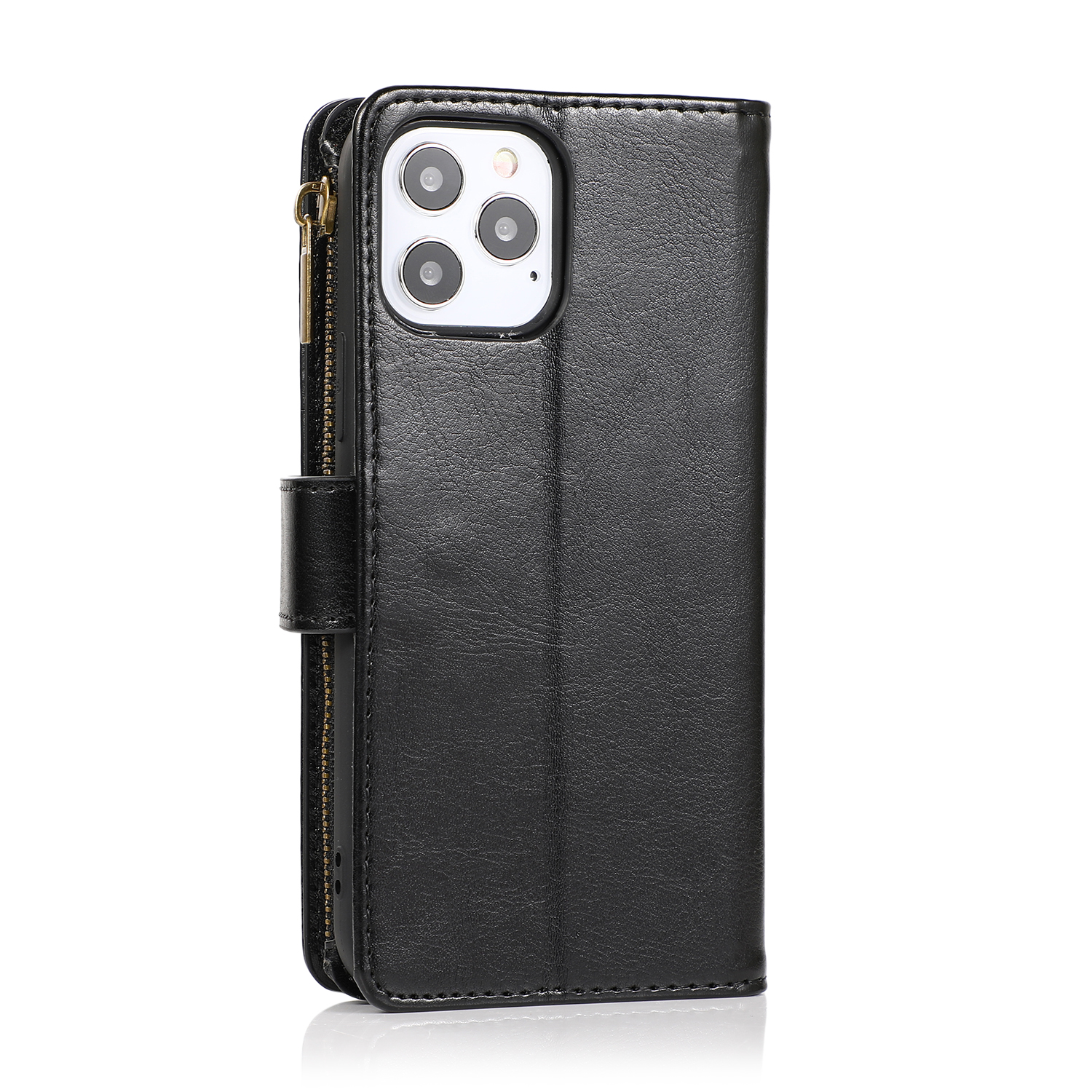 For Google Pixel 8 5G Leather Zipper Wallet 9 Cards ID Pocket Clutch Case Cover - Picture 16 of 48