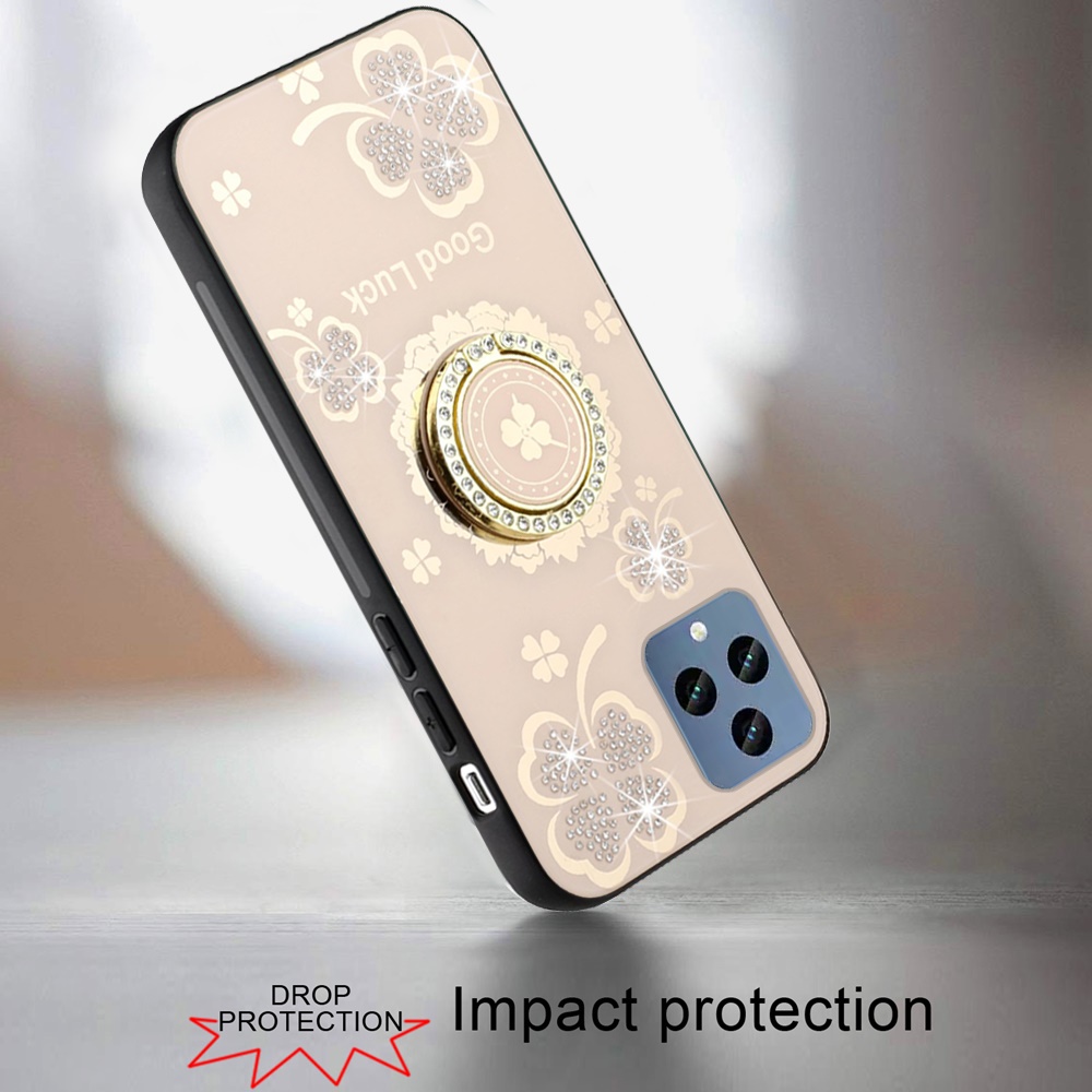 For Google Pixel 8 Diamond 3D Bling Sparkly Glitter Hybrid Ring Stand Case Cover - Picture 18 of 50