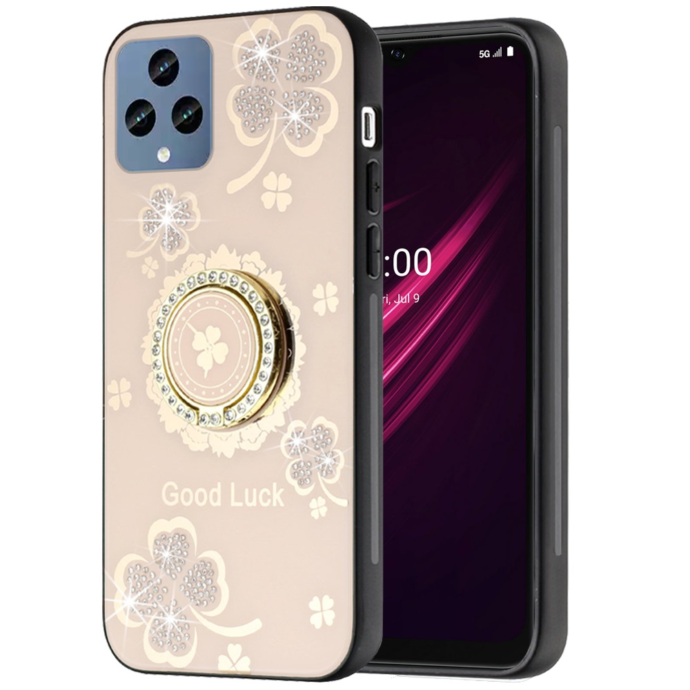 For Google Pixel 8 Diamond 3D Bling Sparkly Glitter Hybrid Ring Stand Case Cover - Picture 15 of 50