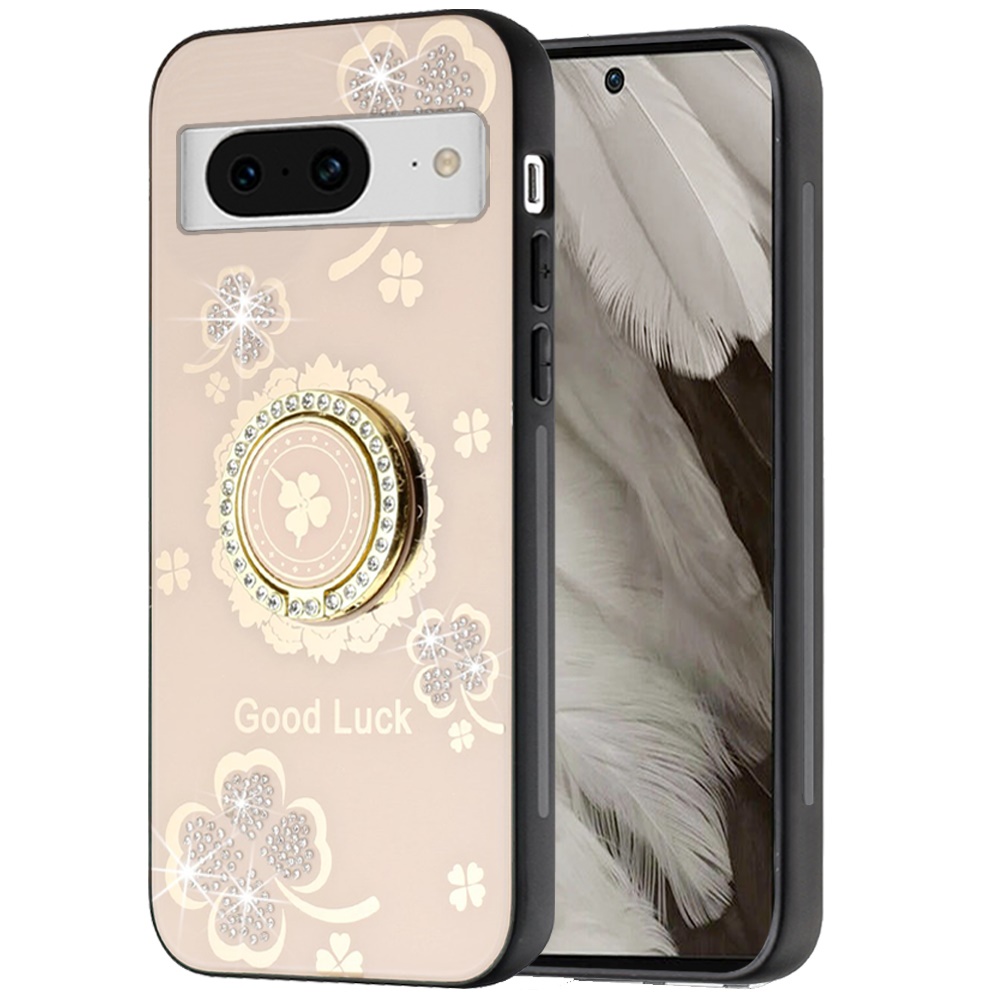 For Google Pixel 8 Diamond 3D Bling Sparkly Glitter Hybrid Ring Stand Case Cover - Picture 11 of 50