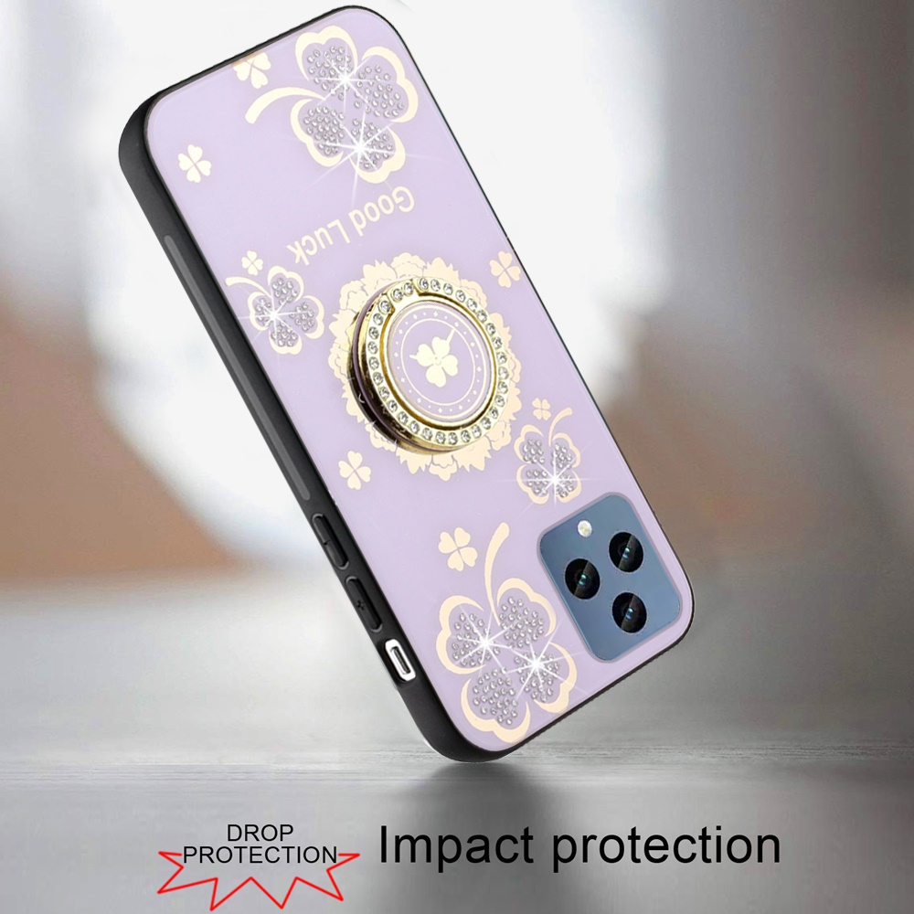 For Google Pixel 8 Diamond 3D Bling Sparkly Glitter Hybrid Ring Stand Case Cover - Picture 26 of 50