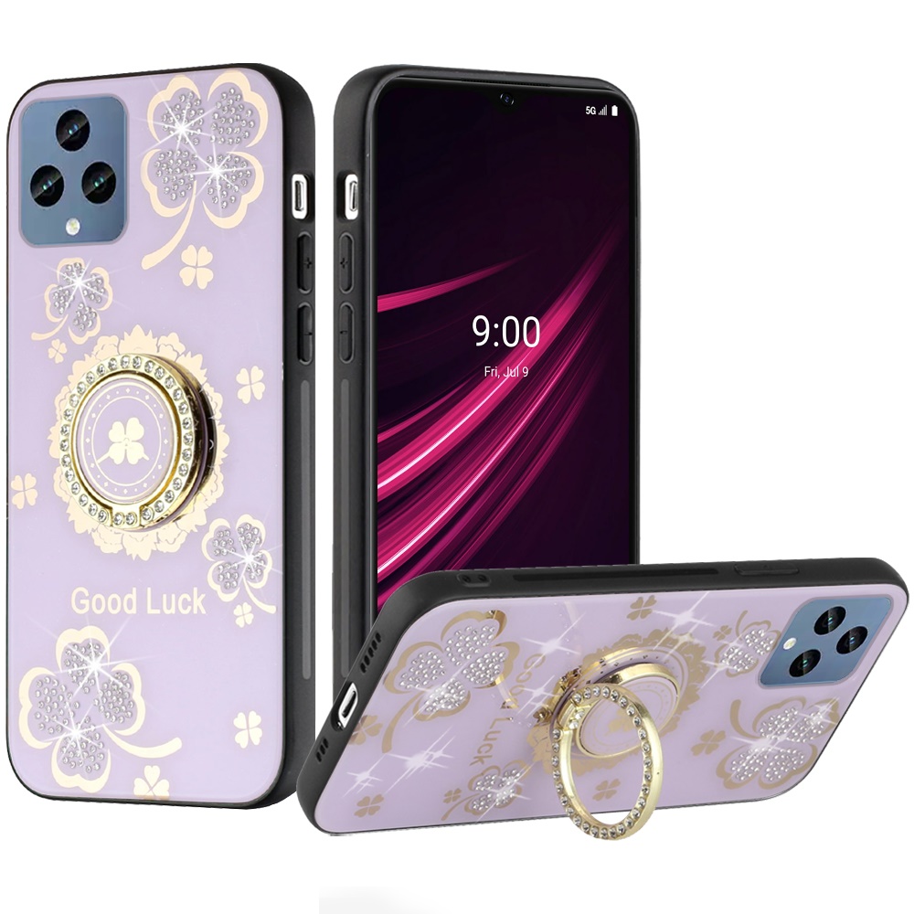 For Google Pixel 8 Diamond 3D Bling Sparkly Glitter Hybrid Ring Stand Case Cover - Picture 24 of 50
