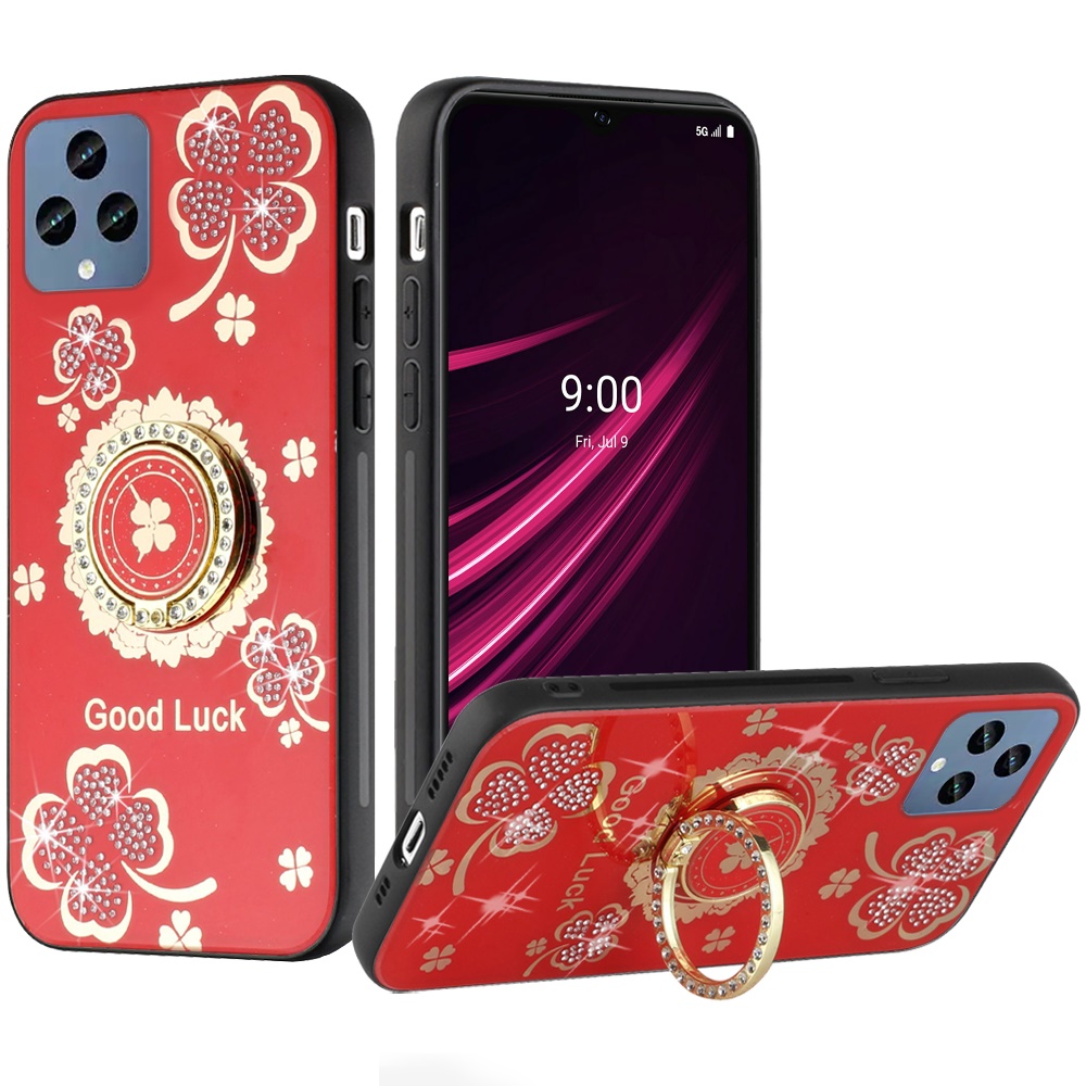 For Google Pixel 8 Diamond 3D Bling Sparkly Glitter Hybrid Ring Stand Case Cover - Picture 32 of 50
