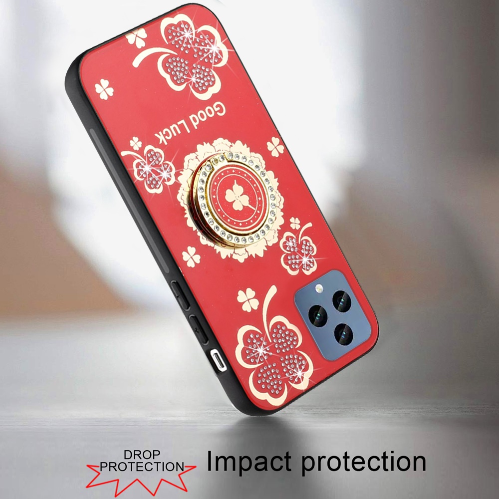 For Google Pixel 8 Diamond 3D Bling Sparkly Glitter Hybrid Ring Stand Case Cover - Picture 34 of 50