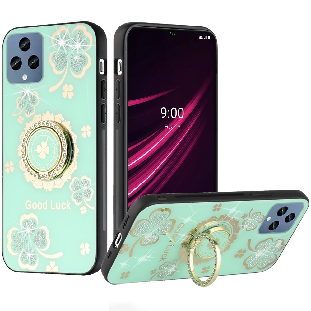 For Google Pixel 8 Diamond 3D Bling Sparkly Glitter Hybrid Ring Stand Case Cover - Picture 40 of 50