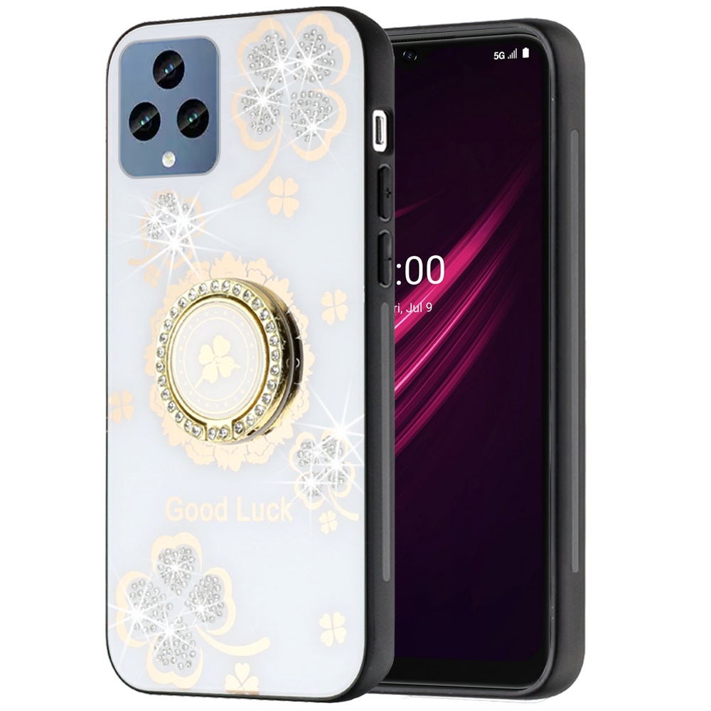For Google Pixel 8 Diamond 3D Bling Sparkly Glitter Hybrid Ring Stand Case Cover - Picture 47 of 50