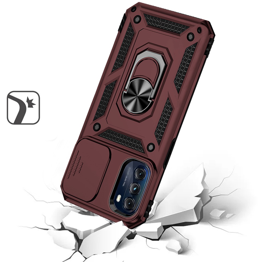For Google Pixel 8 Pro 5G Hybrid Camera Lens Protection & Ring Stand Case Cover - 第 46/61 張圖片