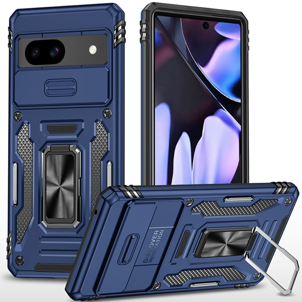 For Google Pixel 9A Hybrid Ring Stand Shockproof & Camera Window Case Cover - Picture 30 of 59