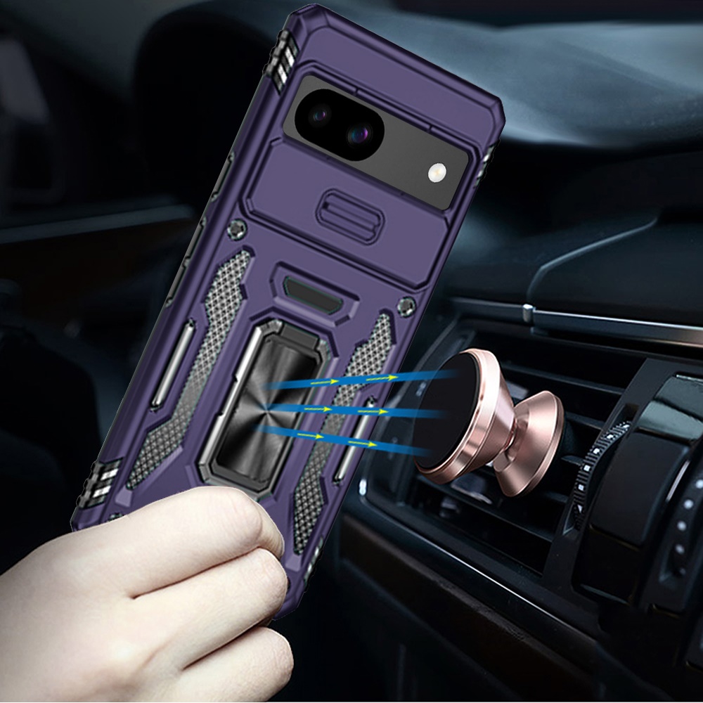 For Google Pixel 9A Hybrid Ring Stand Shockproof & Camera Window Case Cover - Picture 52 of 59