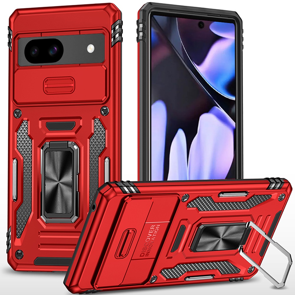 For Google Pixel 9A Hybrid Ring Stand Shockproof & Camera Window Case Cover - Picture 20 of 59