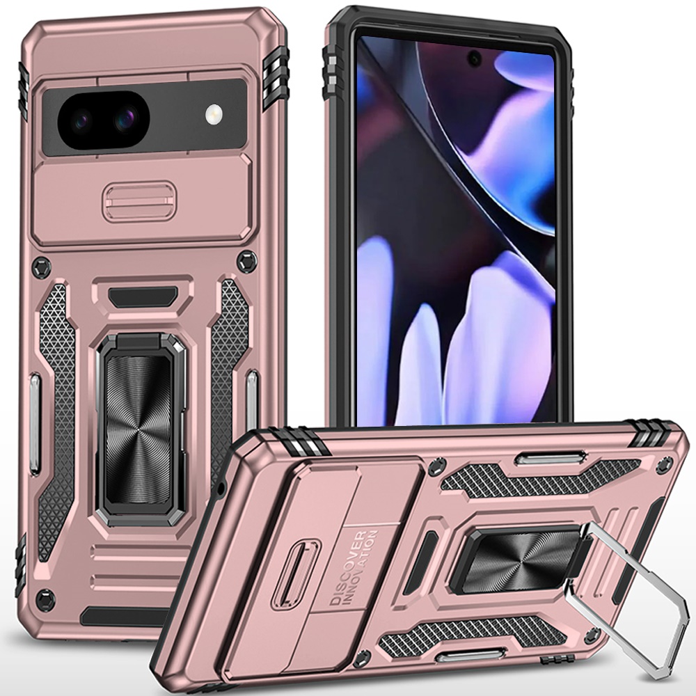 For Google Pixel 9A Hybrid Ring Stand Shockproof & Camera Window Case Cover - Picture 40 of 59