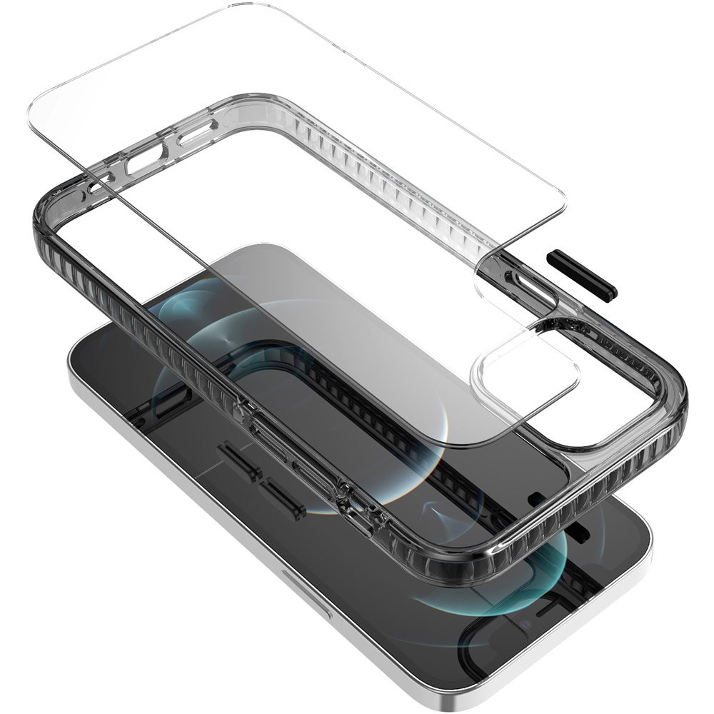 Funda protectora híbrida resistente a prueba de golpes para PC con botones de color para Apple iPhone 11 (6,1") - Imagen 10 de 35