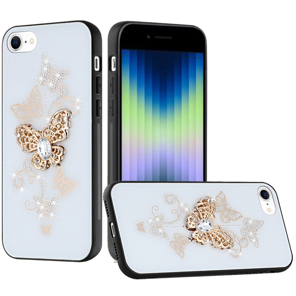 Custodia corazza anello ibrido scintillante glitter diamante per Apple iPhone 11 - Foto 32 di 107