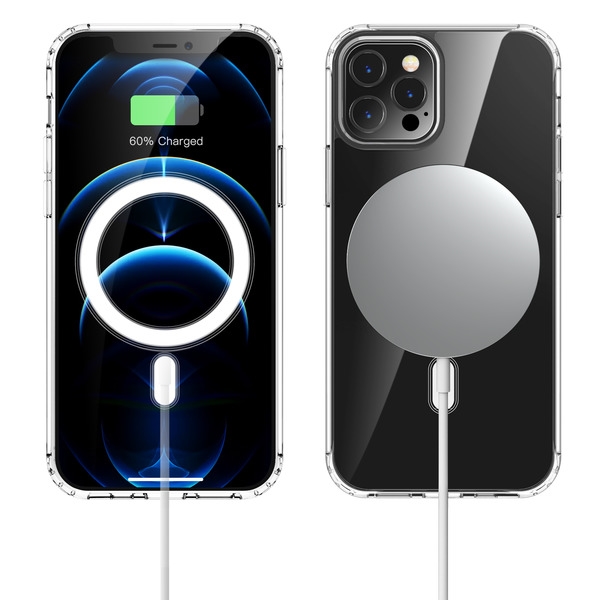 For iPhone 12 Pro Max Mini Hybrid Clear TPU Case Cover Compatible with MagSafe - Picture 25 of 27
