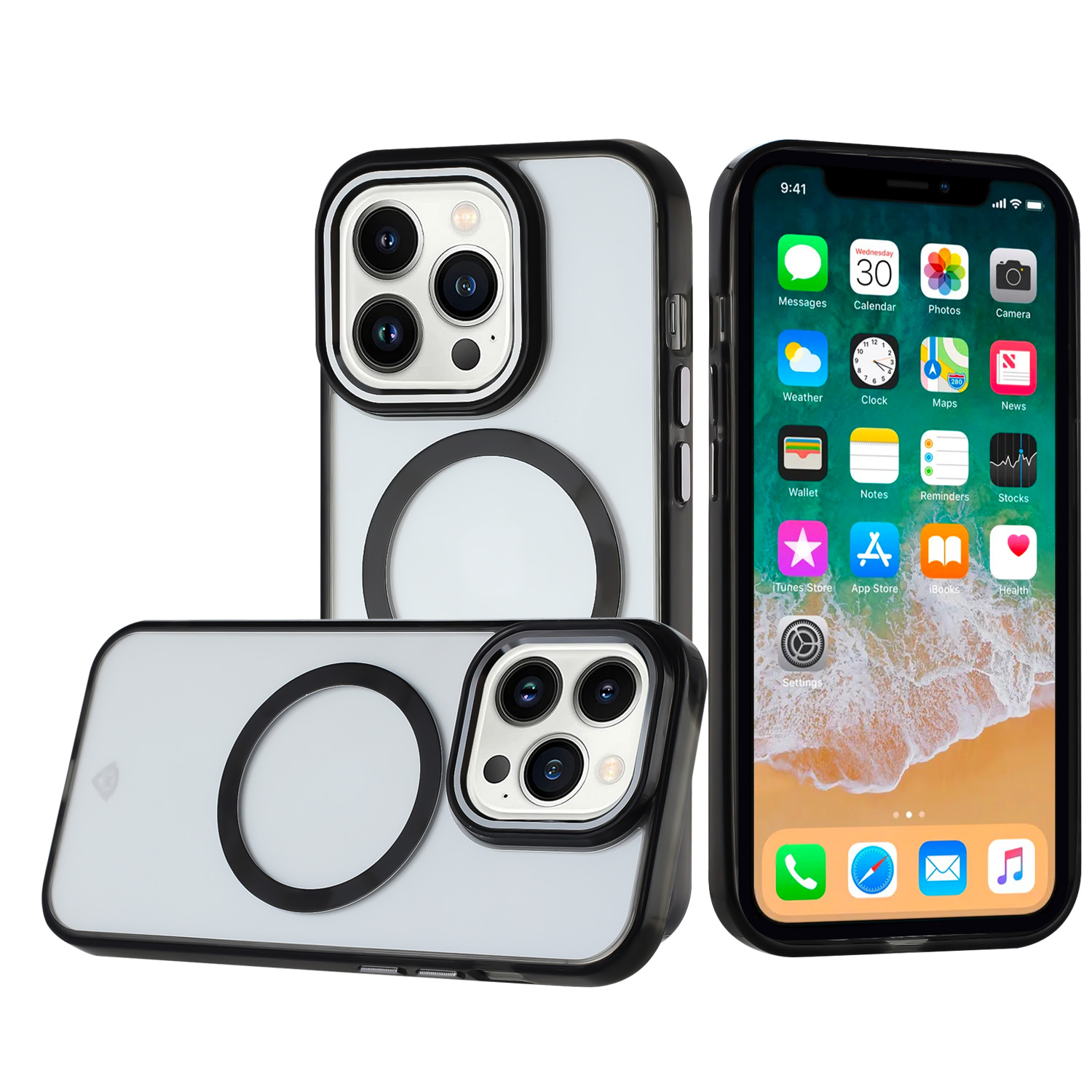 Für Apple iPhone 13 Pro Max Circle Magnet Kompatibel mit MagSafe Case Hülle - Bild 17 von 49