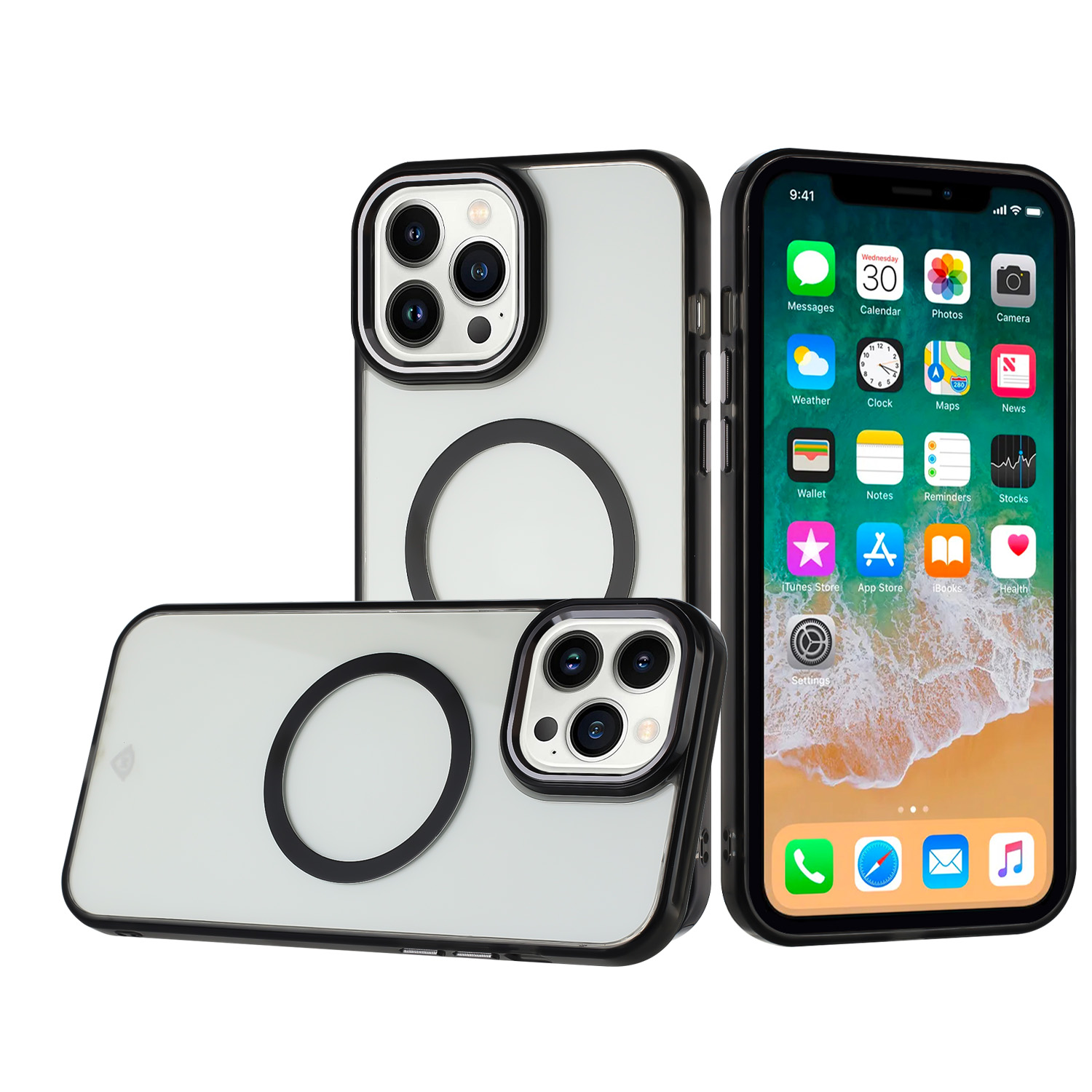 Für Apple iPhone 13 Pro Max Circle Magnet Kompatibel mit MagSafe Case Hülle - Bild 16 von 49