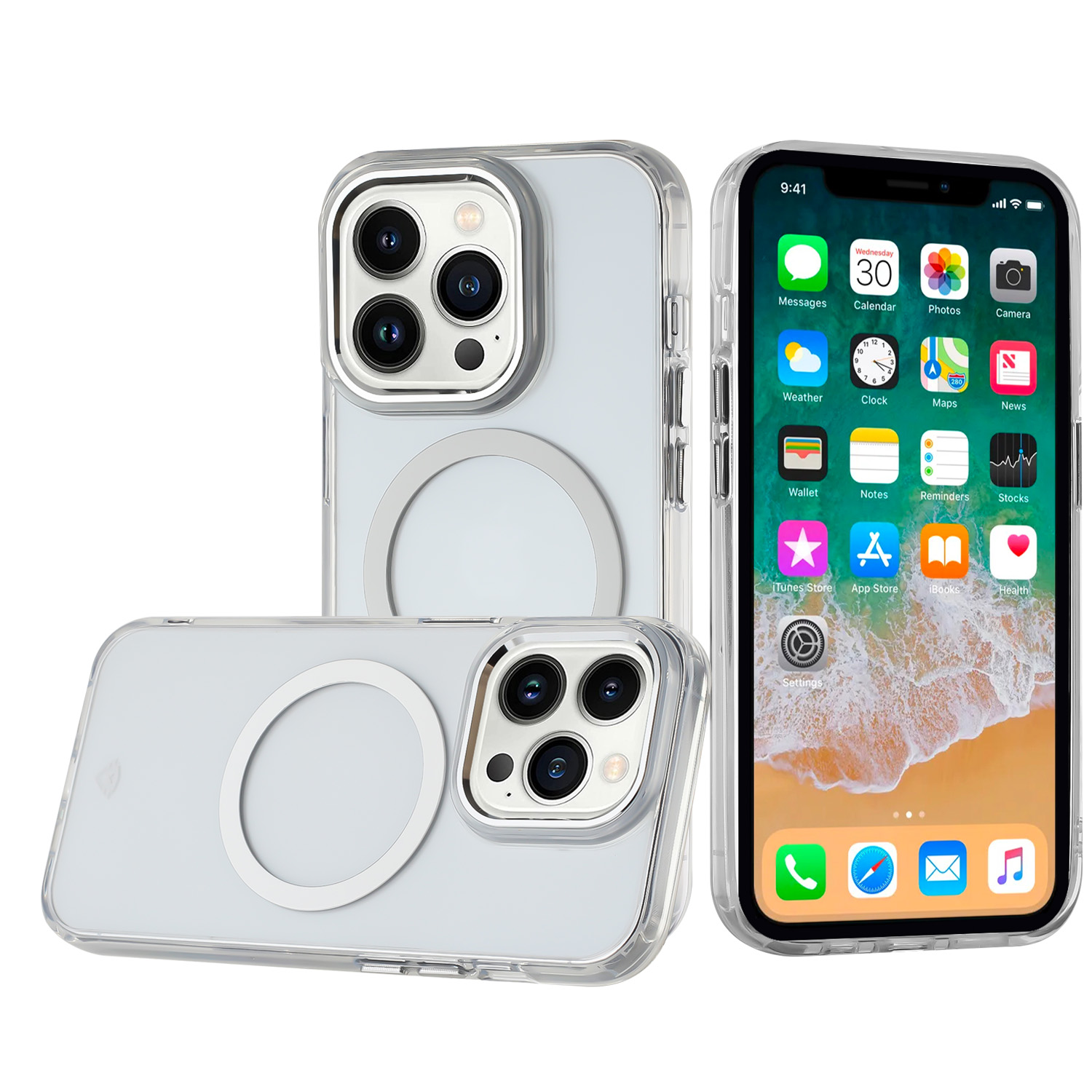 Für Apple iPhone 13 Pro Max Circle Magnet Kompatibel mit MagSafe Case Hülle - Bild 27 von 49