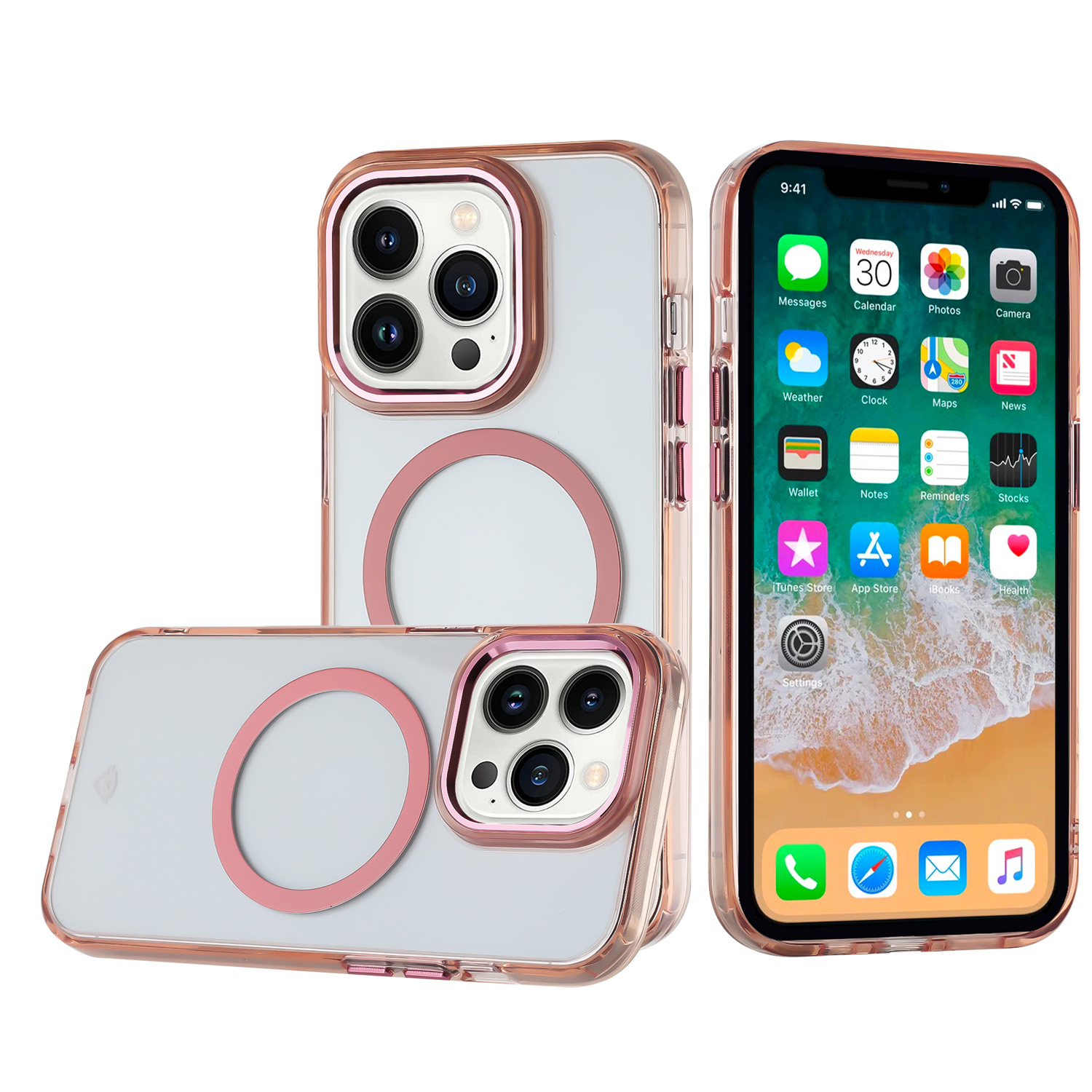 Für Apple iPhone 13 Pro Max Circle Magnet Kompatibel mit MagSafe Case Hülle - Bild 37 von 49