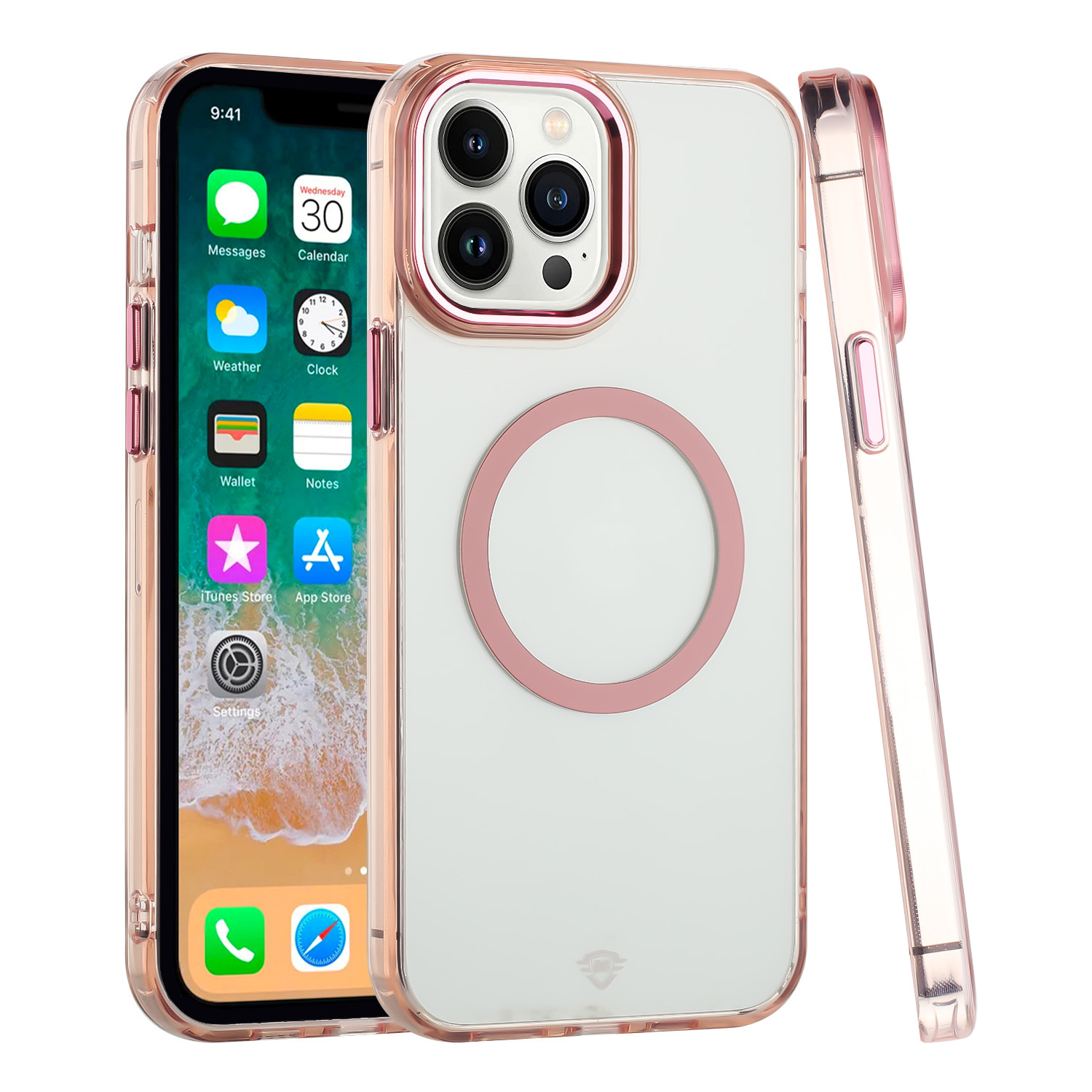 Für Apple iPhone 13 Pro Max Circle Magnet Kompatibel mit MagSafe Case Hülle - Bild 32 von 49