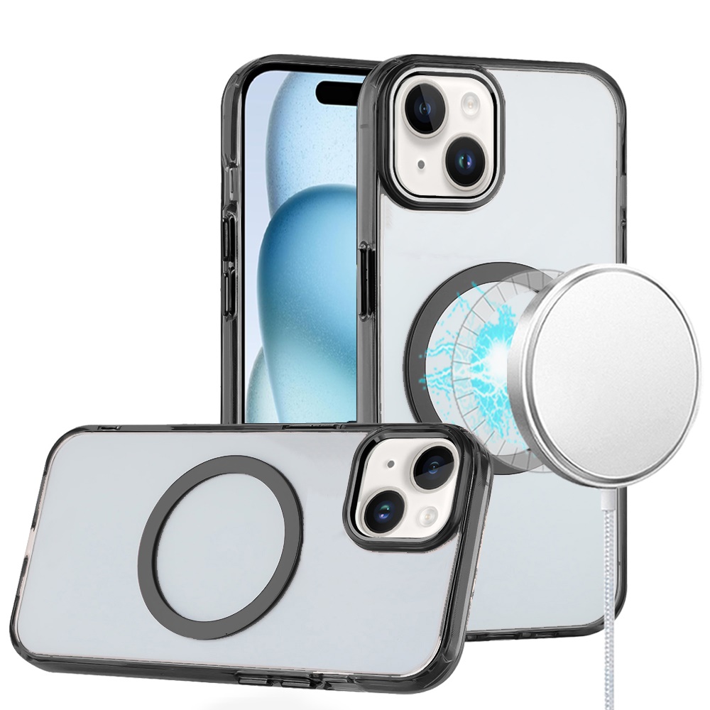 Funda Carcasa MagSafe Compatible con MagSafe Magnética Círculo Transparente para Apple iPhone 14/13 - Imagen 9 de 55