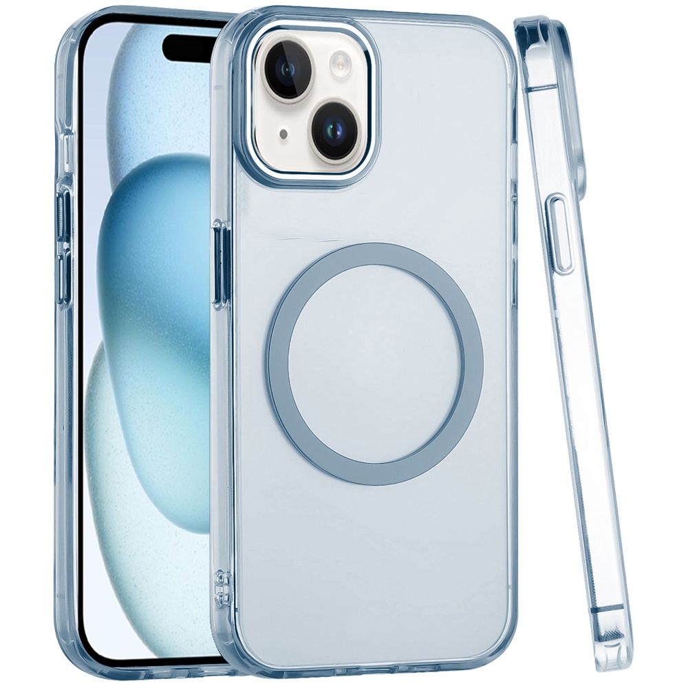 Funda Carcasa MagSafe Compatible con MagSafe Magnética Círculo Transparente para Apple iPhone 14/13 - Imagen 38 de 55