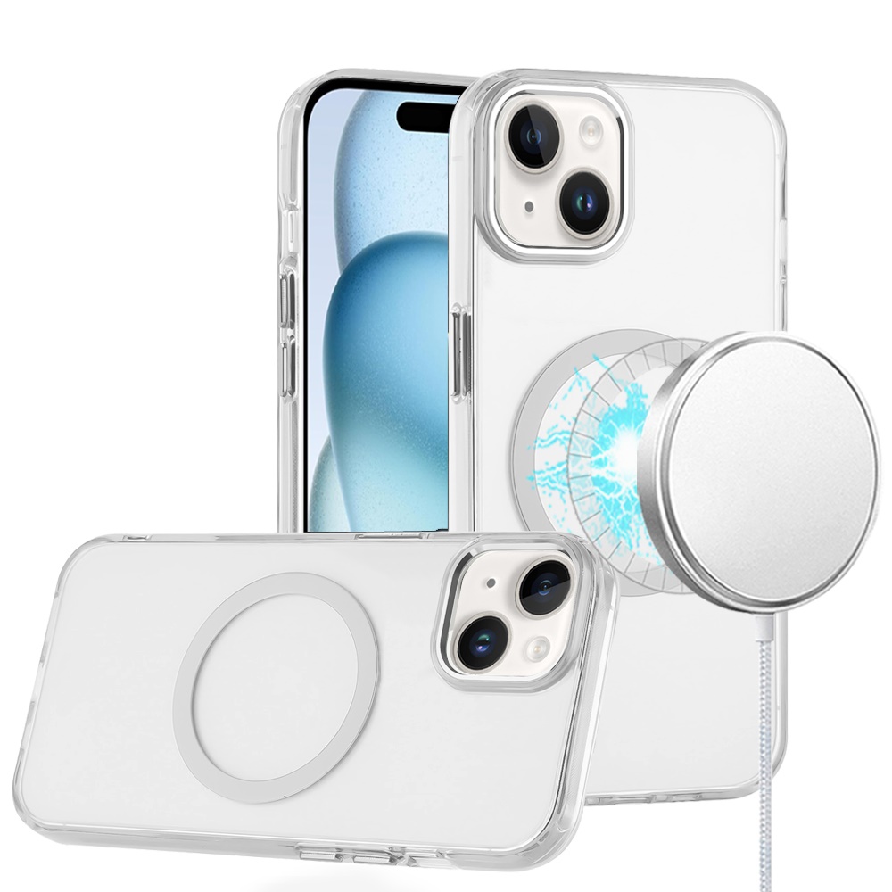 Funda Carcasa MagSafe Compatible con MagSafe Magnética Círculo Transparente para Apple iPhone 14/13 - Imagen 19 de 55