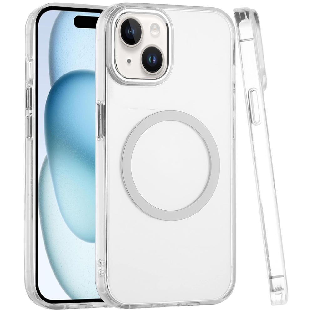 Funda Carcasa MagSafe Compatible con MagSafe Magnética Círculo Transparente para Apple iPhone 14/13 - Imagen 18 de 55