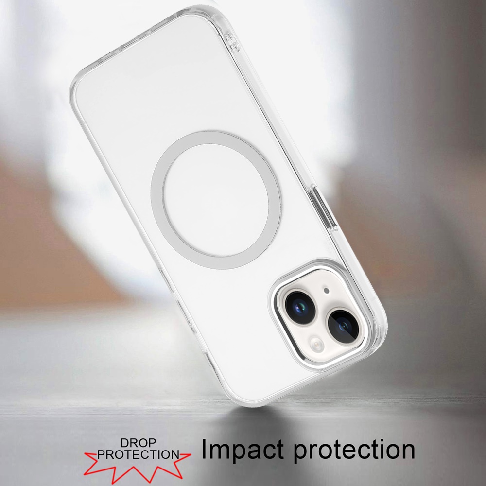 Funda Carcasa MagSafe Compatible con MagSafe Magnética Círculo Transparente para Apple iPhone 14/13 - Imagen 20 de 55