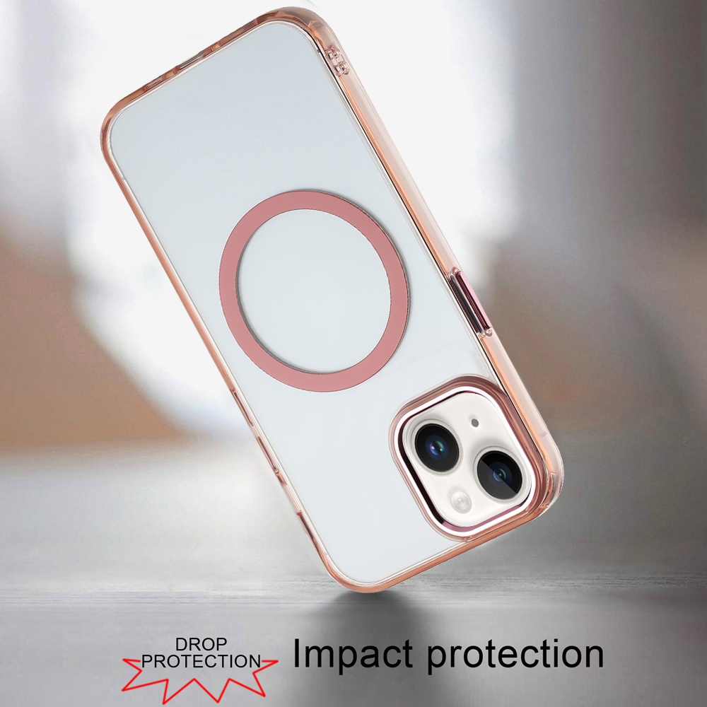 Funda Carcasa MagSafe Compatible con MagSafe Magnética Círculo Transparente para Apple iPhone 14/13 - Imagen 30 de 55