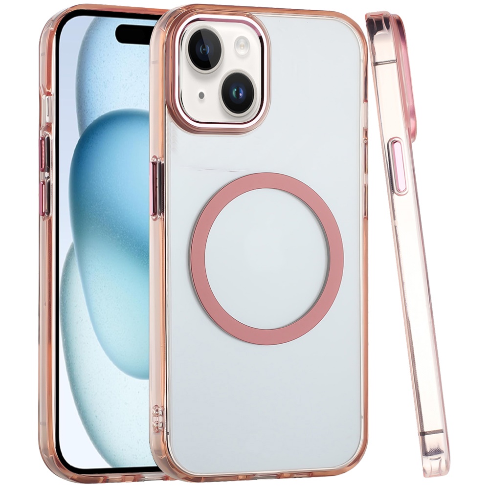 Funda Carcasa MagSafe Compatible con MagSafe Magnética Círculo Transparente para Apple iPhone 14/13 - Imagen 28 de 55