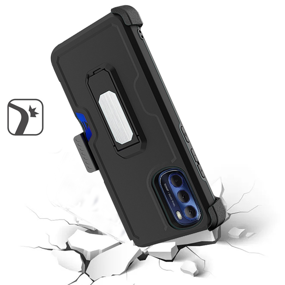 For Apple iPhone 14 Plus 6.7" Armor Belt Clip Card Slot Holster Stand Case Cover - Picture 16 of 40