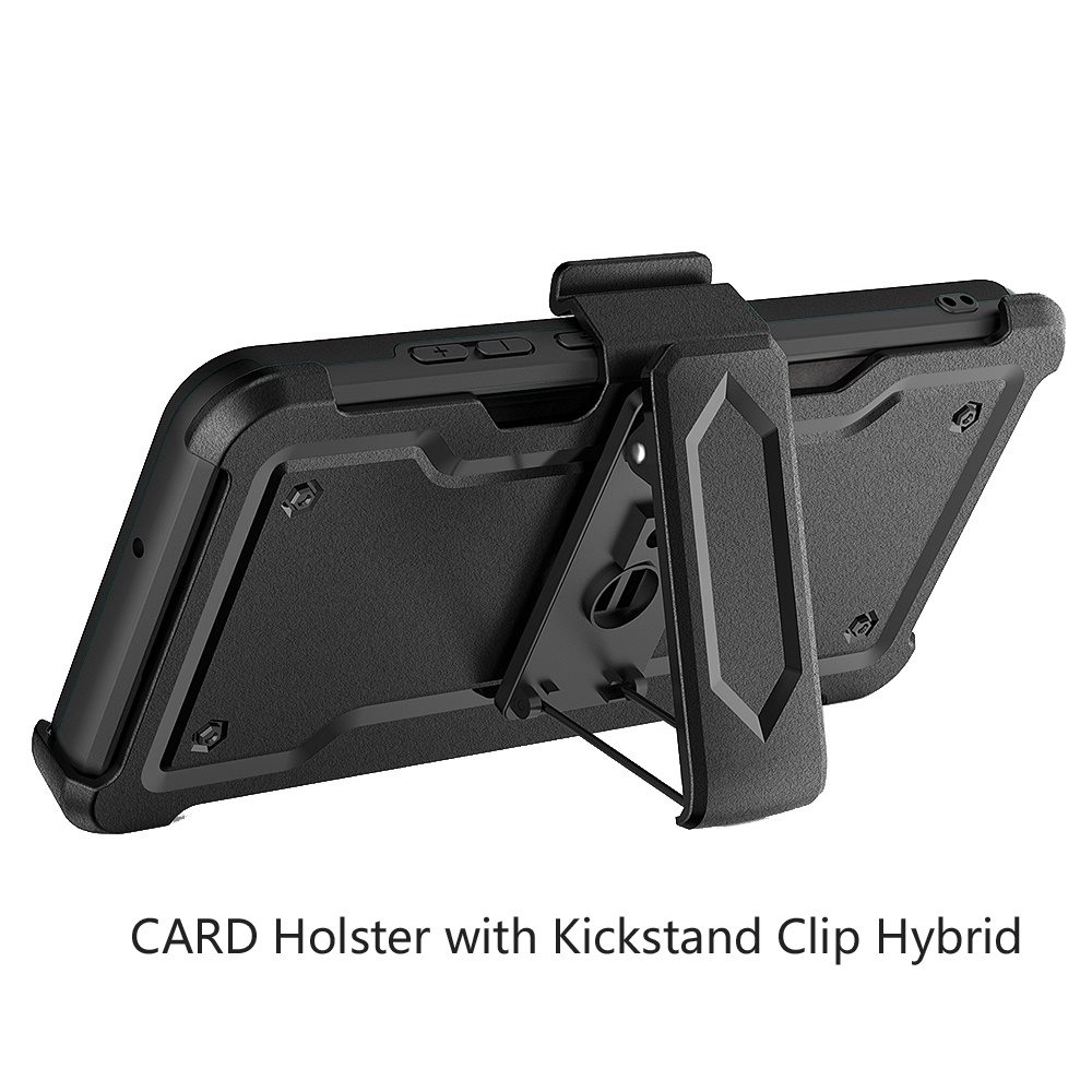 For Apple iPhone 14 Plus 6.7" Armor Belt Clip Card Slot Holster Stand Case Cover - Picture 18 of 40