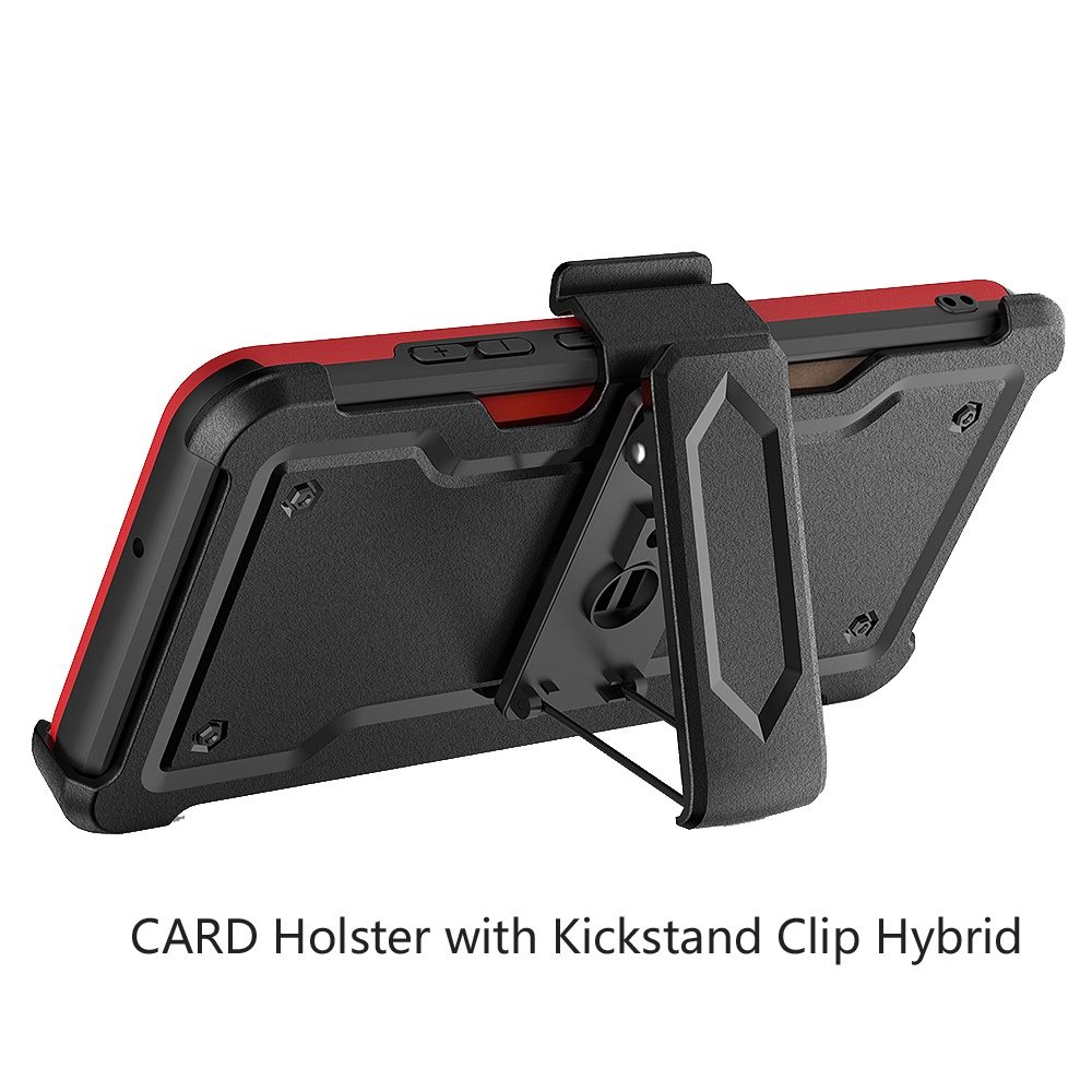 For Apple iPhone 14 Plus 6.7" Armor Belt Clip Card Slot Holster Stand Case Cover - Picture 38 of 40