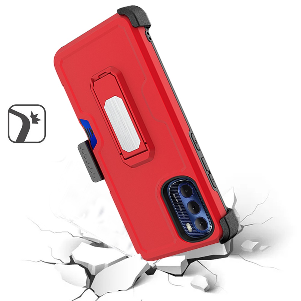 For Apple iPhone 14 Plus 6.7" Armor Belt Clip Card Slot Holster Stand Case Cover - Picture 35 of 40