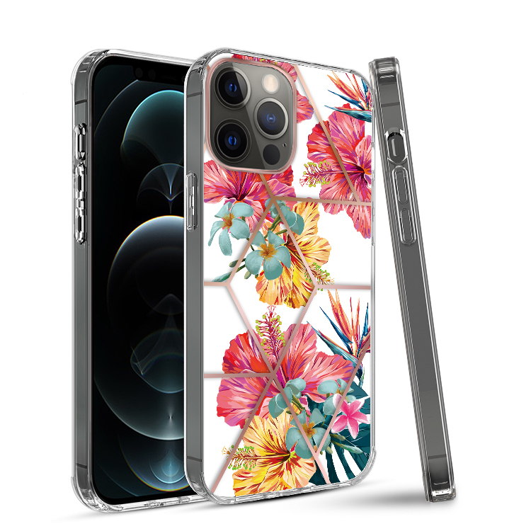 For Apple iPhone 14 Pro /6.1" Fashion Art Floral Hybrid Hard TPU Back Case Cover - Bild 10 von 61