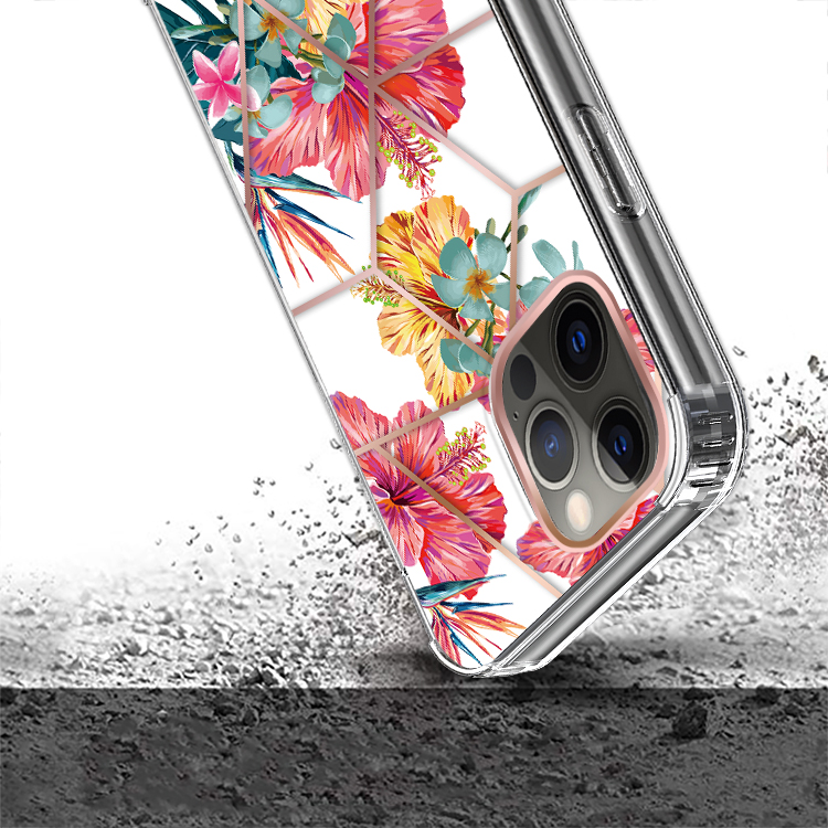 For Apple iPhone 14 Pro /6.1" Fashion Art Floral Hybrid Hard TPU Back Case Cover - Bild 13 von 61