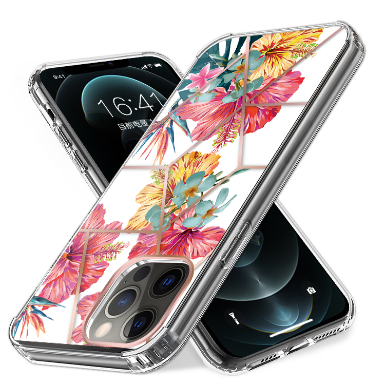 For Apple iPhone 14 Pro /6.1" Fashion Art Floral Hybrid Hard TPU Back Case Cover - Bild 8 von 61