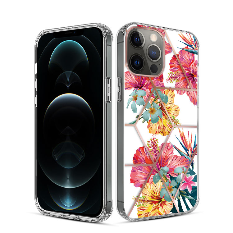 For Apple iPhone 14 Pro /6.1" Fashion Art Floral Hybrid Hard TPU Back Case Cover - Bild 11 von 61