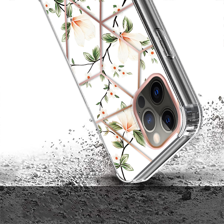 For Apple iPhone 14 Pro /6.1" Fashion Art Floral Hybrid Hard TPU Back Case Cover - Bild 22 von 61