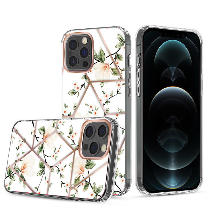 For Apple iPhone 14 Pro /6.1" Fashion Art Floral Hybrid Hard TPU Back Case Cover - Bild 18 von 61